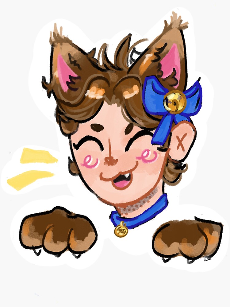 Catboy Jerma Sticker By Axelshouse Redbubble 1677