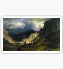 Albert Bierstadt - A Storm In The Rocky Mountains Mt Rosalie Sticker