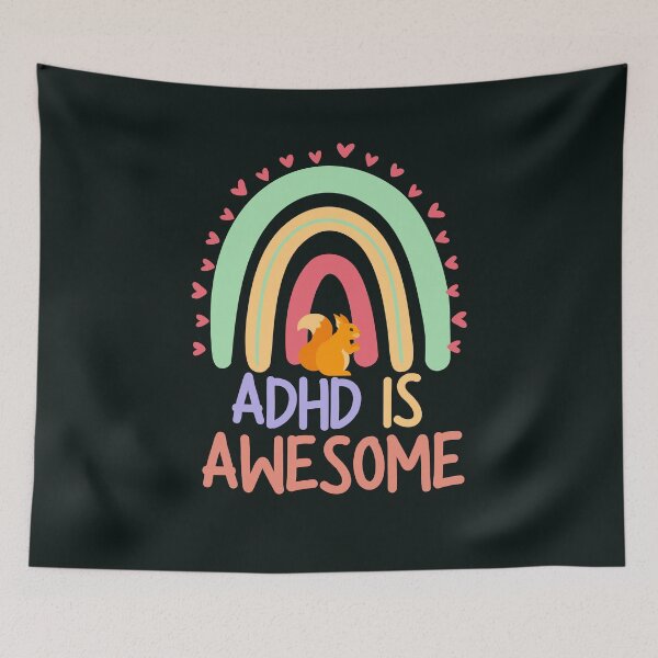 Item preview, ADHD is awesome designed and sold by Benchamart.