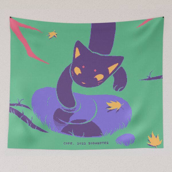 Item preview, Pixel Kitty Puddle designed and sold by SODABYTES.