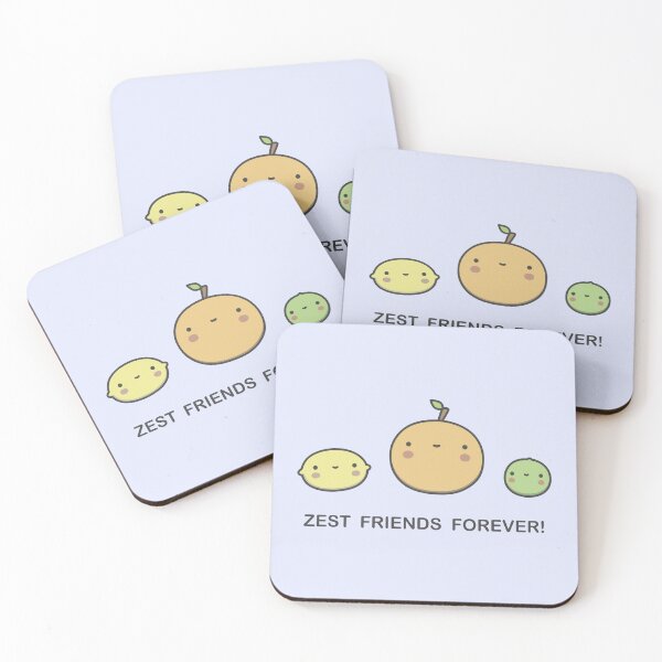 Item preview, Zest Friends Forever! designed and sold by brewsterandlulu.