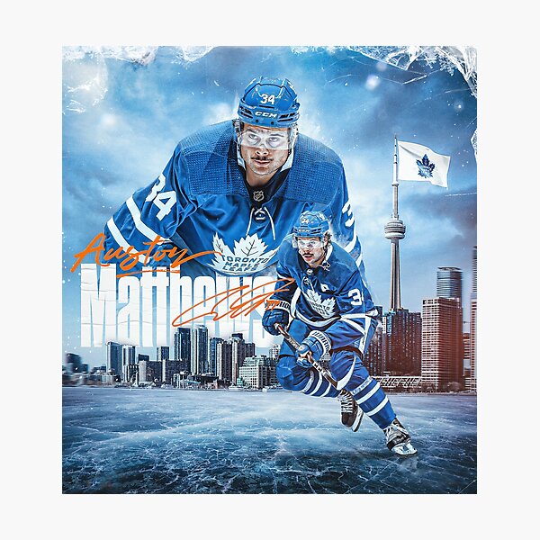 Auston Matthews Heritage Classic 2022 Poster for Sale by MassimoDF