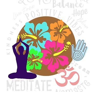 Artwork thumbnail, BeachBuddha Meditate Graphic by BeachBuddha