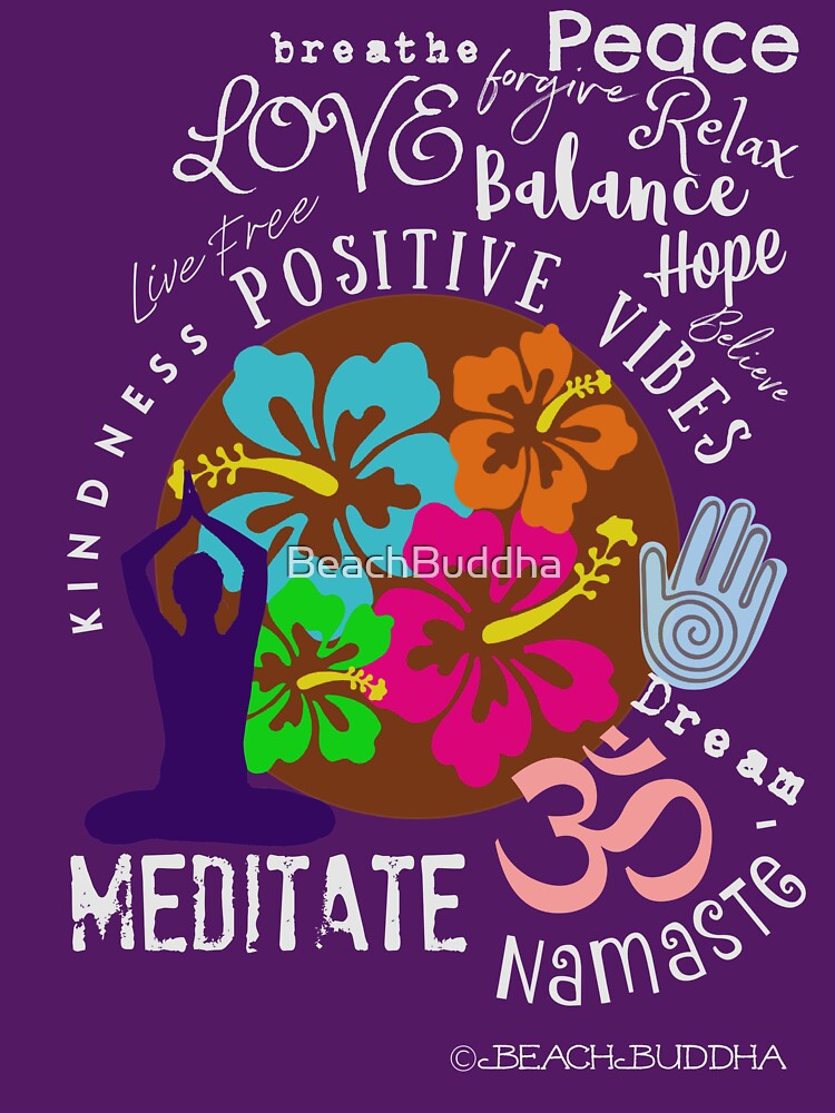 Thumbnail 7 of 7, Classic T-Shirt, BeachBuddha Meditate Graphic designed and sold by BeachBuddha.