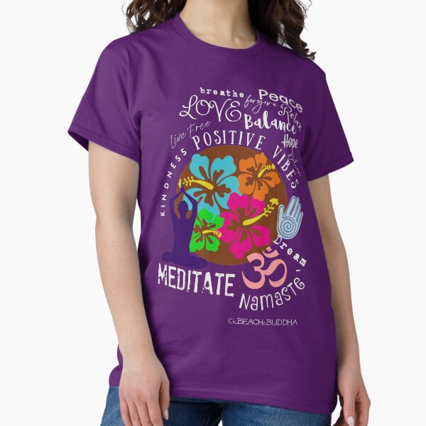 BeachBuddha Meditate Graphic Classic T-Shirt