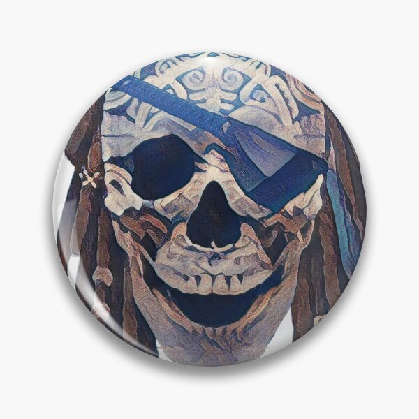 Item preview, Pirate Skull w Sword designed and sold by PirateyStuffs.