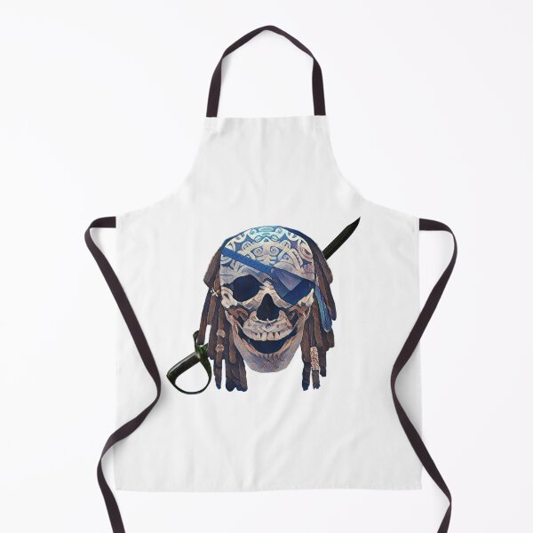 Item preview, Pirate Skull w Sword designed and sold by PirateyStuffs.