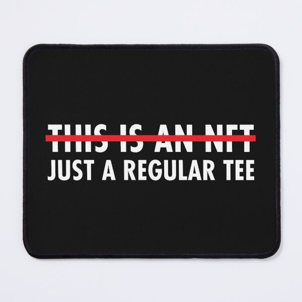 Item preview, Crypto Memes This Is Not An NFT Just A Regular Tee designed and sold by monica1059.