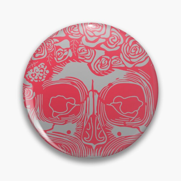 Item preview, Flower Crown Skull (Pink) designed and sold by Zia Frazier.