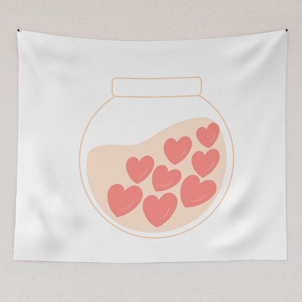 Item preview, love valentine heart in the jar designed and sold by Janjira.