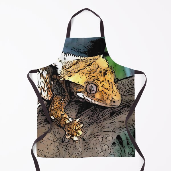 Item preview, Playful Yellow Head Gecko designed and sold by MediaArtbyMara.