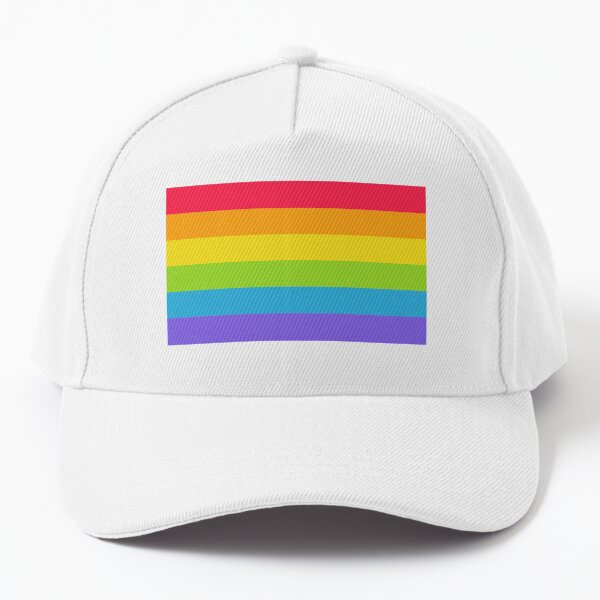 Flying Rainbow Flag Trucker Cap Pride Ally Hat LGBTQ 