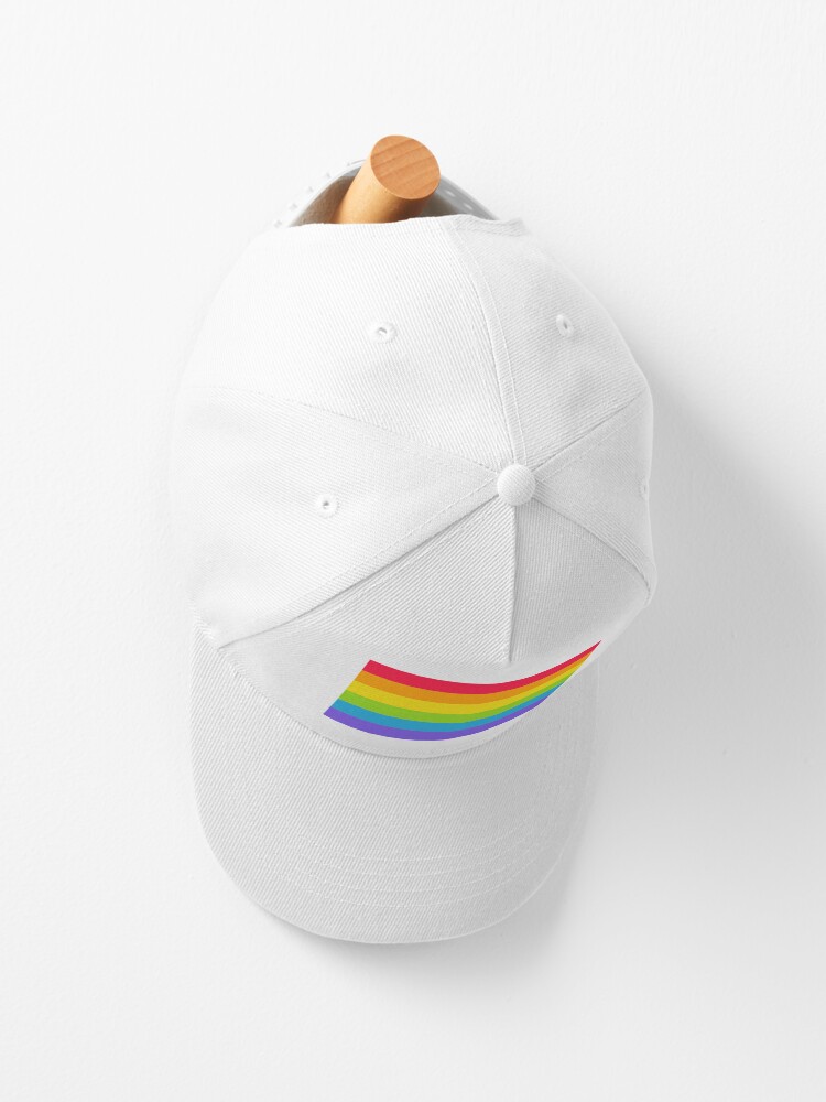 Flying Rainbow Flag Trucker Cap Pride Ally Hat LGBTQ 