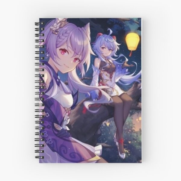 Item preview, Ganyu and Keqing on a tree || Genshin Impact designed and sold by AszaAri.