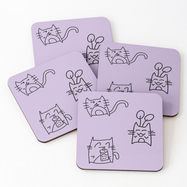 Item preview, SEVENTEEN Jun cat sticker set designed and sold by kissywara.