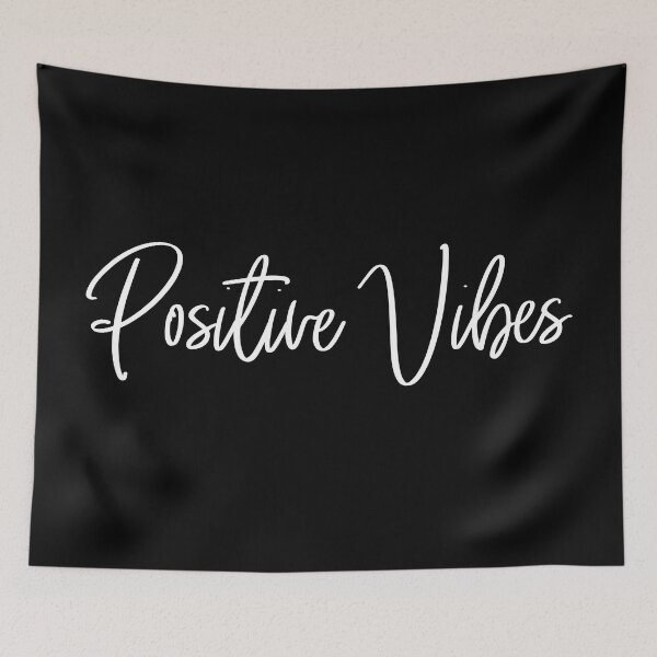 Item preview, Positive Vibes cursive designed and sold by heyluckyseven.