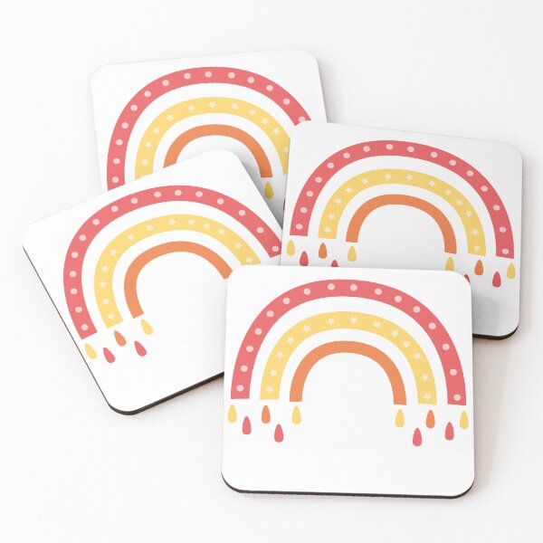 Item preview, colorful minimal rainbow illustration designed and sold by Janjira.