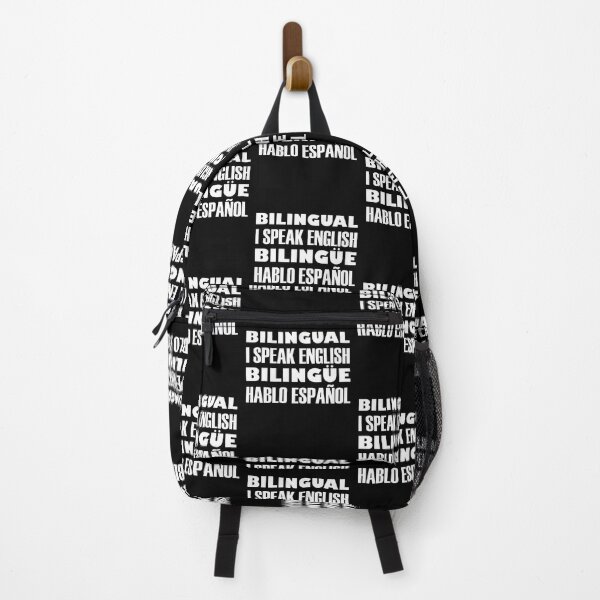 Item preview, Bilingual, I Speak English, Bilingüe, Hablo Español, White Text designed and sold by artfulnotebook.