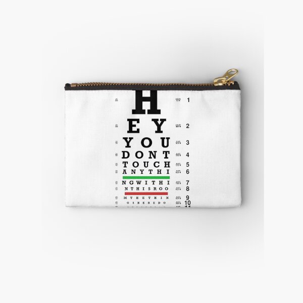 Item preview, "Don't Touch" Vision Test Chart designed and sold by Thogek.