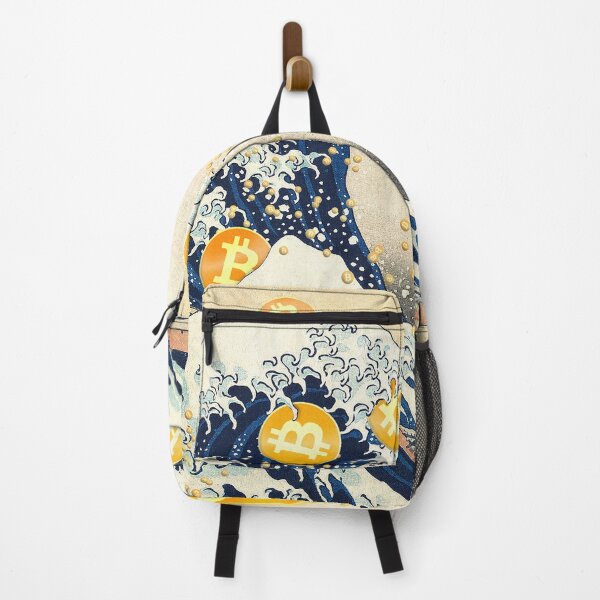 Item preview, The Great Wave off Kangawa Bitcoin designed and sold by ind3finite.