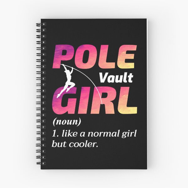 Item preview, Pole Vault Vaulter Girl Vaulting Jumping Athletics designed and sold by TastefulTees.