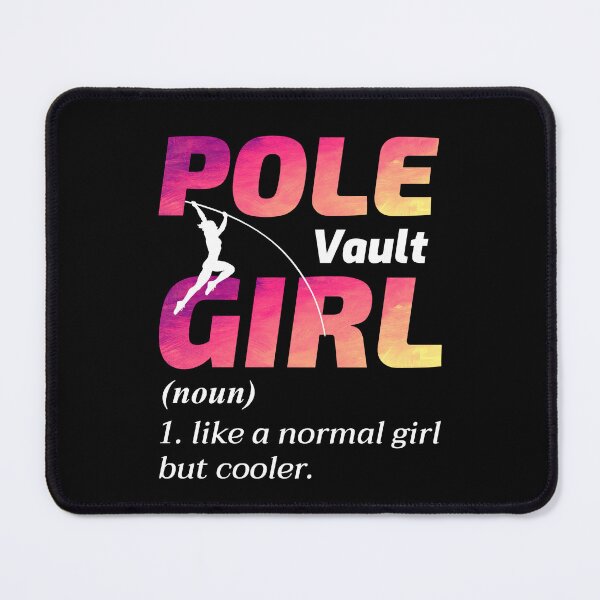 Item preview, Pole Vault Vaulter Girl Vaulting Jumping Athletics designed and sold by TastefulTees.