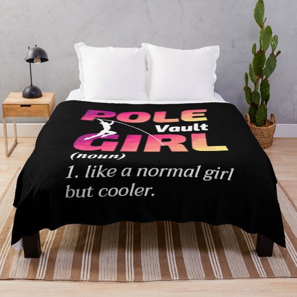 Item preview, Pole Vault Vaulter Girl Vaulting Jumping Athletics designed and sold by TastefulTees.