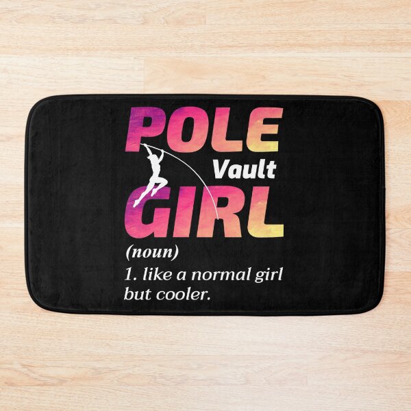 Item preview, Pole Vault Vaulter Girl Vaulting Jumping Athletics designed and sold by TastefulTees.