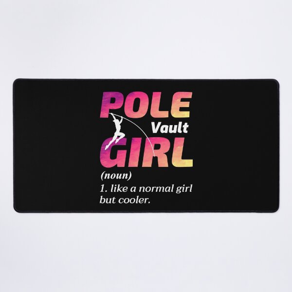 Item preview, Pole Vault Vaulter Girl Vaulting Jumping Athletics designed and sold by TastefulTees.