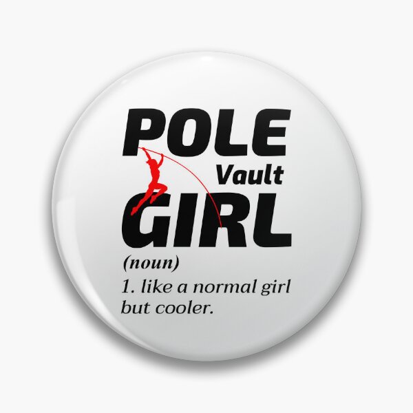 Item preview, Pole Vault Vaulter Girl Vaulting Jumping Athletics designed and sold by TastefulTees.