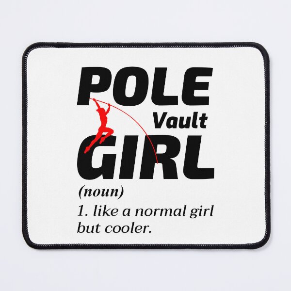 Item preview, Pole Vault Vaulter Girl Vaulting Jumping Athletics designed and sold by TastefulTees.