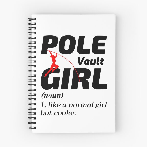 Item preview, Pole Vault Vaulter Girl Vaulting Jumping Athletics designed and sold by TastefulTees.