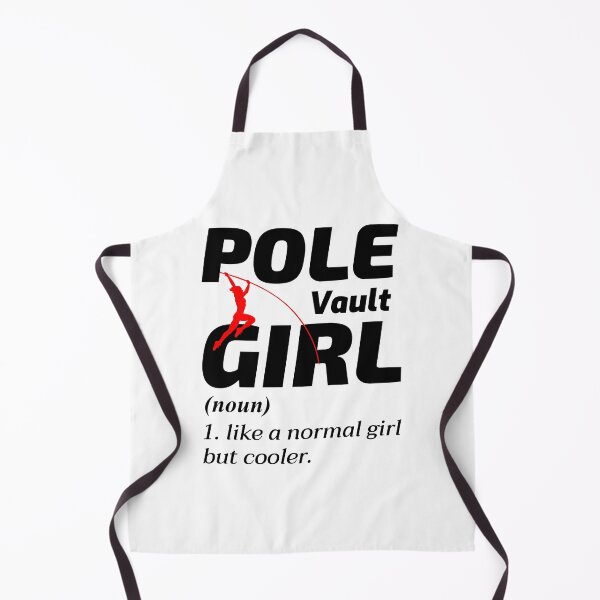 Item preview, Pole Vault Vaulter Girl Vaulting Jumping Athletics designed and sold by TastefulTees.