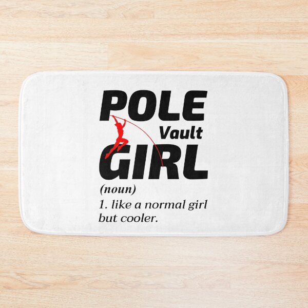 Item preview, Pole Vault Vaulter Girl Vaulting Jumping Athletics designed and sold by TastefulTees.