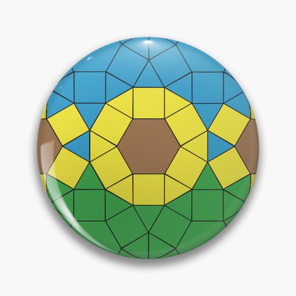 Item preview, Sunflower Geometric Tiling designed and sold by Hailey Weber.