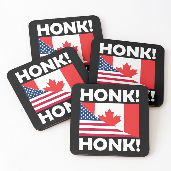 Item preview, HONK HONK CANADIAN AMERICAN TRUCKERS FREEDOM CONVOY 2022 designed and sold by ittybittyowl.