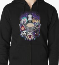 Ghibli Dreams Zipped Hoodie