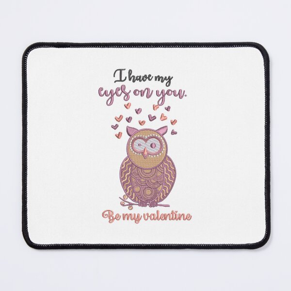 Item preview, I Have My Eyes On You - Valentine Embroidery designed and sold by Cre8iveSkill.