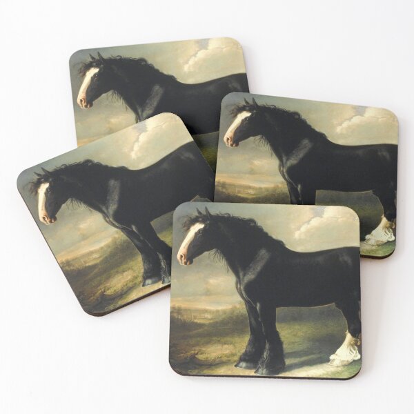 Item preview, William Shiels's Old English Black Horse designed and sold by mosfunky.