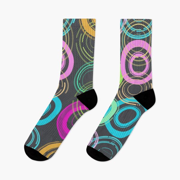 Item preview, 60s 70s Records Mid Mod Retro Vintage Mid Pattern Print Style Neon Green Pink designed and sold by Shayna Westfall.
