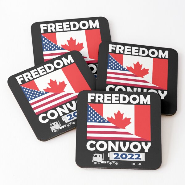 Item preview, SUPPORT CANADIAN AMERICAN TRUCKERS FREEDOM CONVOY 2022 designed and sold by ittybittyowl.