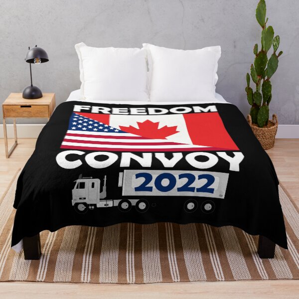 Item preview, SUPPORT CANADIAN AMERICAN TRUCKERS FREEDOM CONVOY 2022 designed and sold by ittybittyowl.