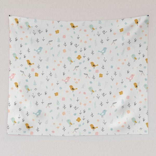 Item preview, Dainty Birds and Flowers, Spring Collection designed and sold by lmcvinco.