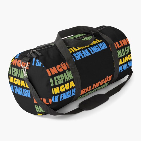 Item preview, Bilingüe, Hablo Español, Bilingual, I Speak English, Orange Green Yellow Blue Text designed and sold by artfulnotebook.