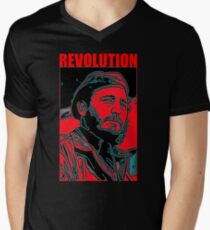 FIDEL CASTRO Men's V-Neck T-Shirt