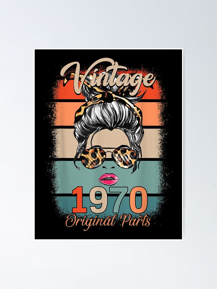 55 Cumpleaños SVG Vintage 1970 SVG Edición Limitada Svg