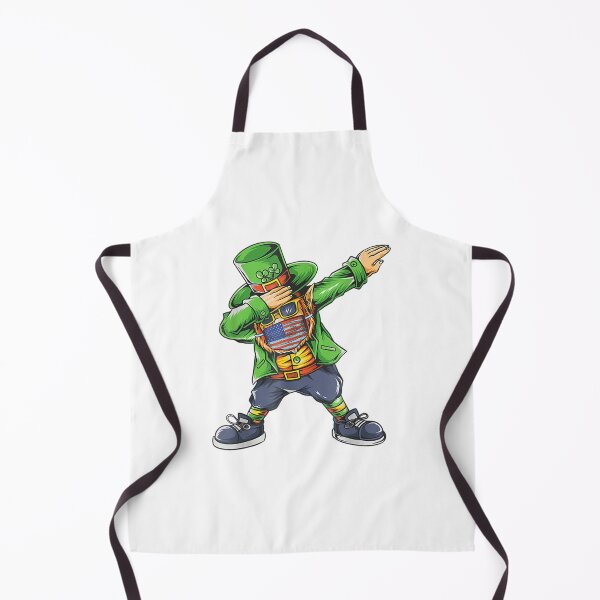 Item preview, St Patrick's Day Dabbing Leprechaun American Flag Face Mask designed and sold by Laura Beier.