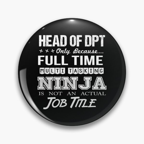 Item preview, Head Of Dpt T Shirt - Ninja Job Gift Item Tee designed and sold by ritterdick.