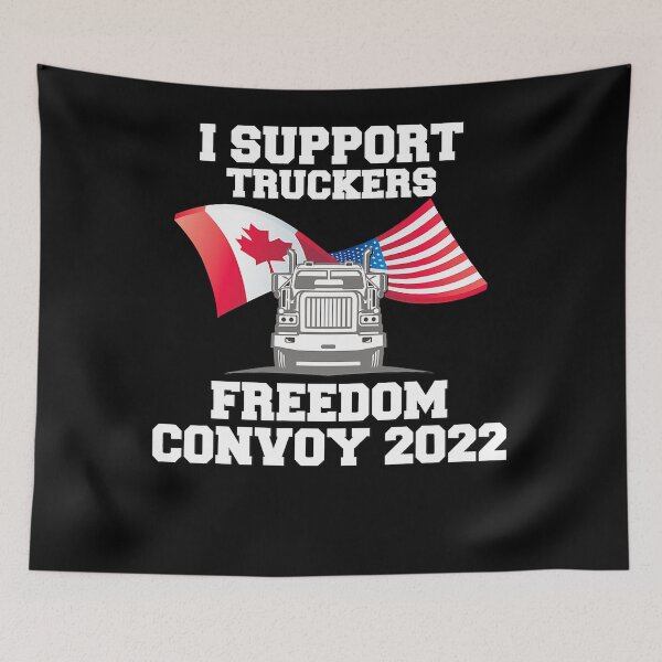 Item preview, I Support Truckers Freedom Convoy 2022 T-Shirt designed and sold by wittsepnykielr.