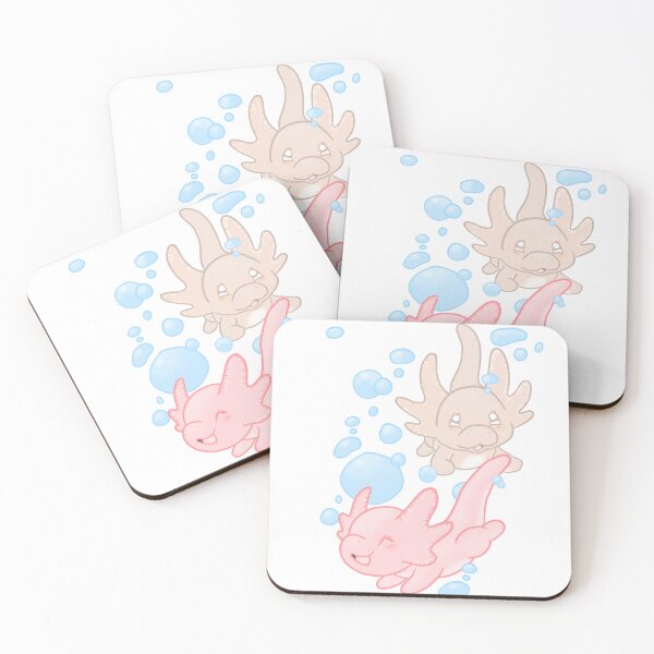 Item preview, Dandelion Daemon Axolotls designed and sold by Sarah Reed.